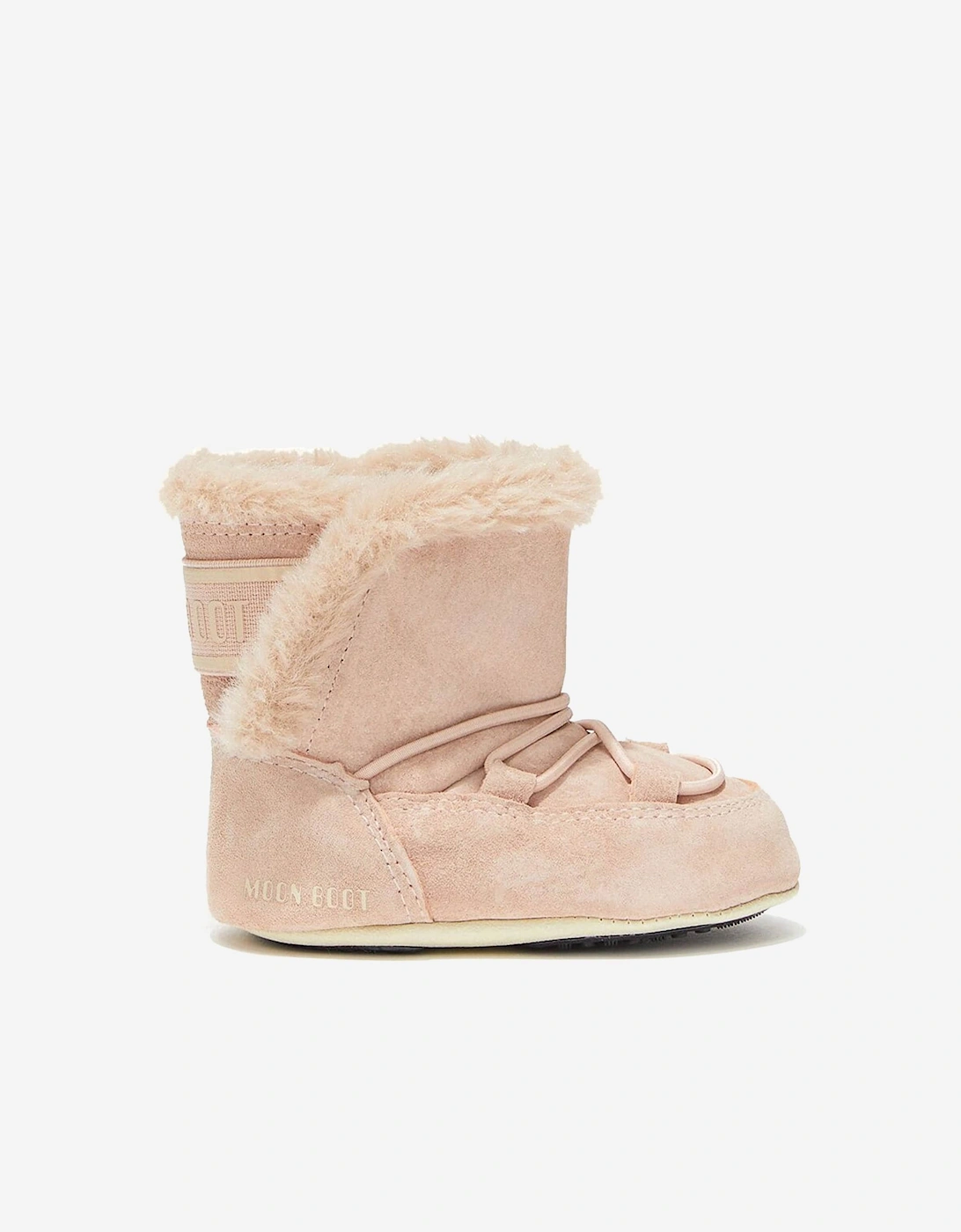 Moon Boot Baby Girls Suede Crib Boots in Pink, 7 of 6