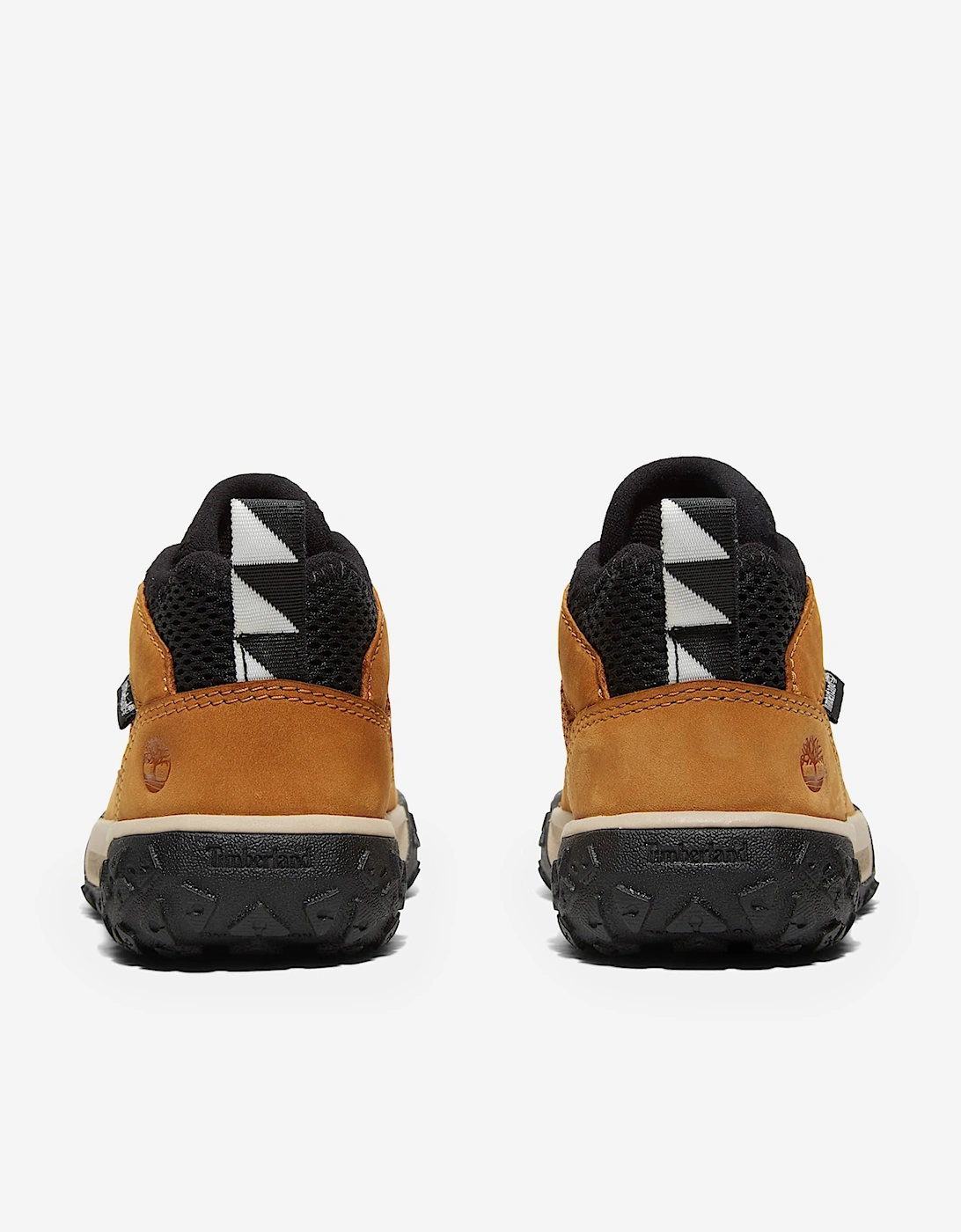 Boys Greenstride Motion 6-Mid Lace Up Trainers in Beige