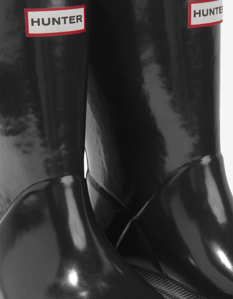 Kids Original First Classic Gloss Wellington Boots in Black