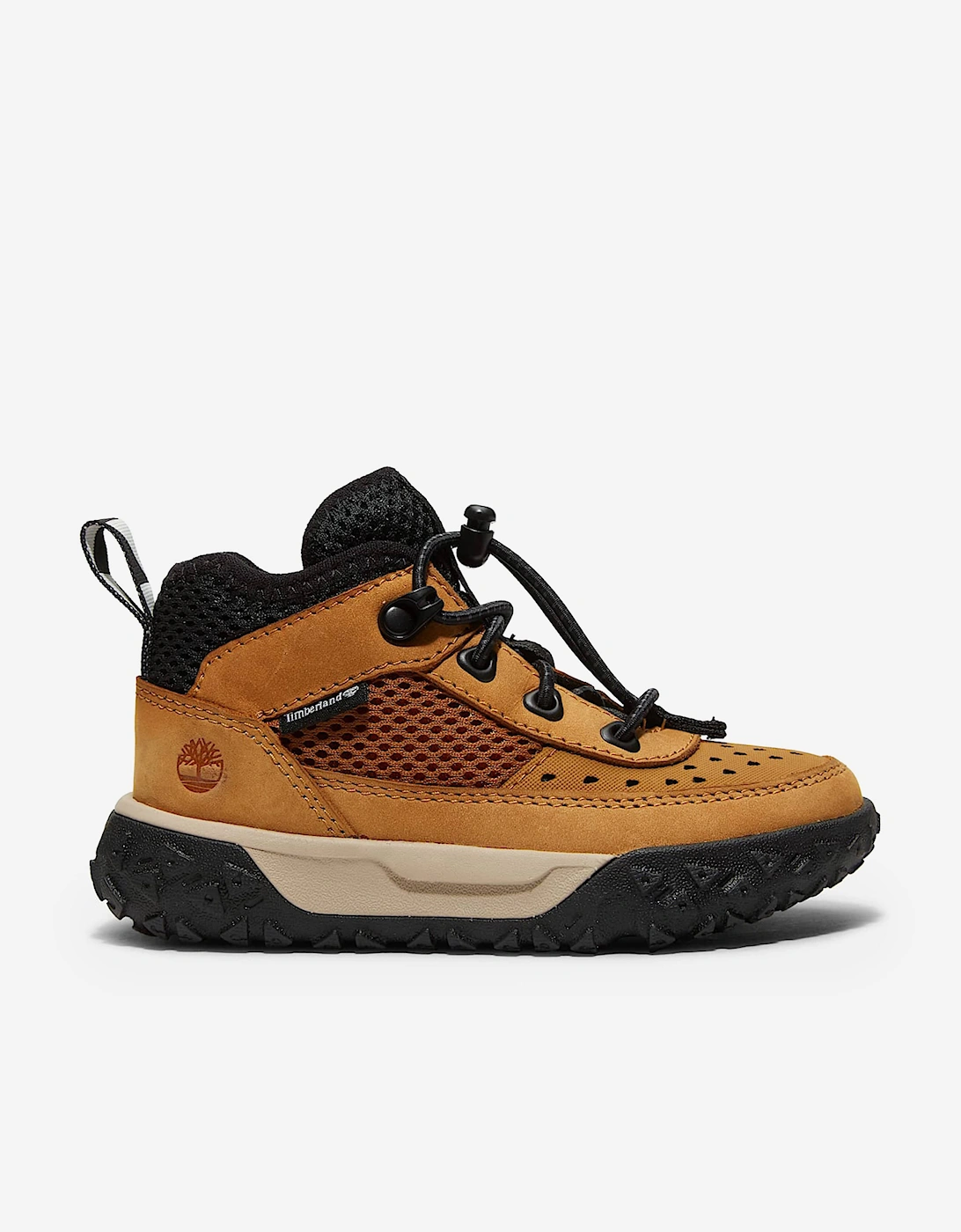 Boy's Timberland Boys Greenstride Motion 6-Mid Lace Up Trainers in Wheat - Cream - Size: EU 40 uk 6.5 us 7