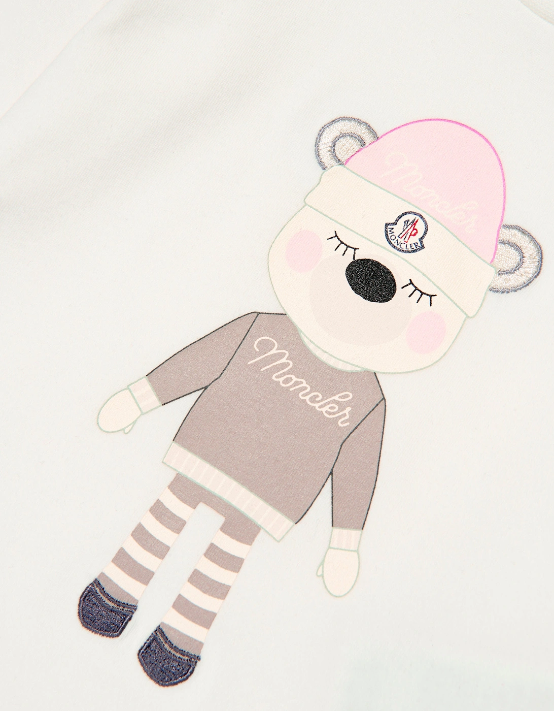 Enfant Baby Girls Long Sleeve T-Shirt in White