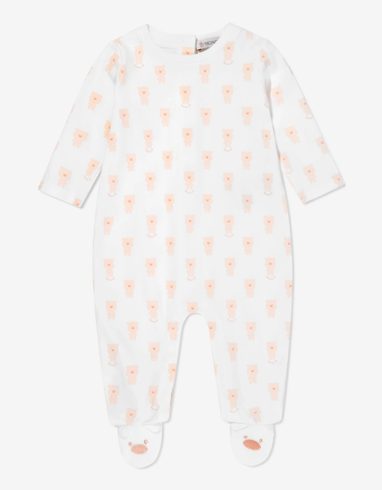 Enfant Baby Cotton Babygrow Set in White