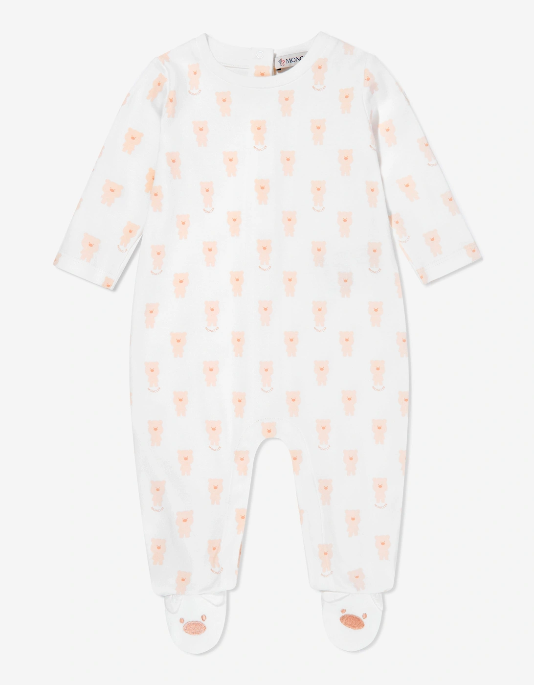 Enfant Baby Cotton Babygrow Set in White