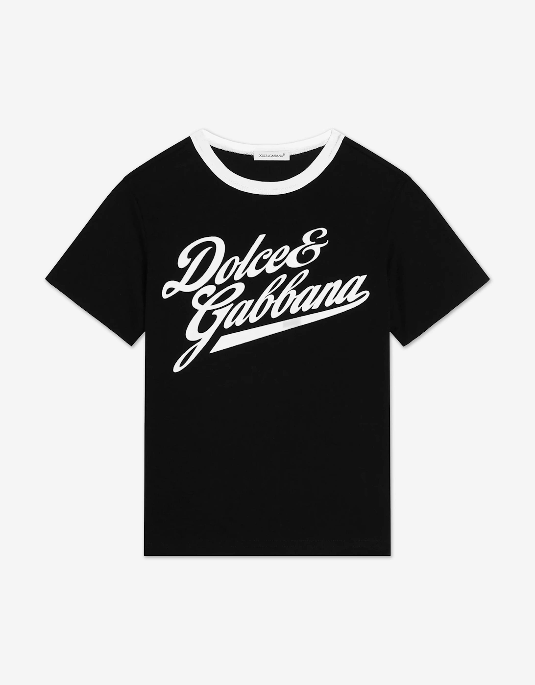 Boys Flock Logo T-Shirt in Black, 5 of 4