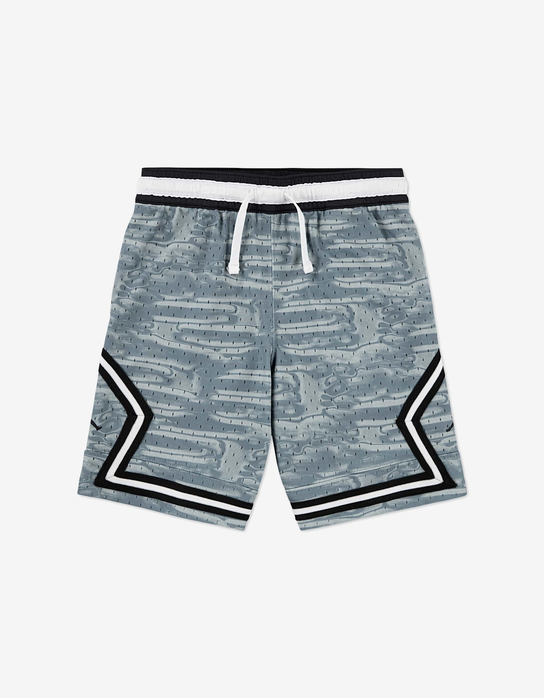 Boys MJ Sports AOP Diamond Shorts in Grey, 5 of 4