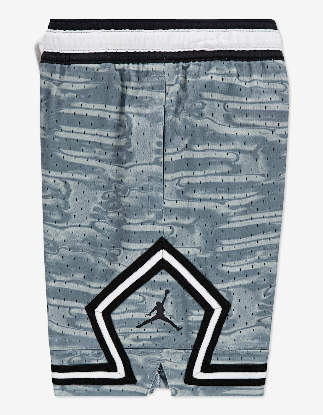 Boys MJ Sports AOP Diamond Shorts in Grey