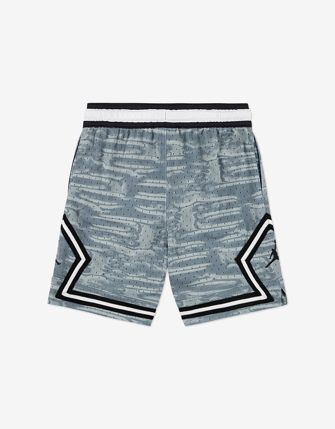 Boys MJ Sports AOP Diamond Shorts in Grey