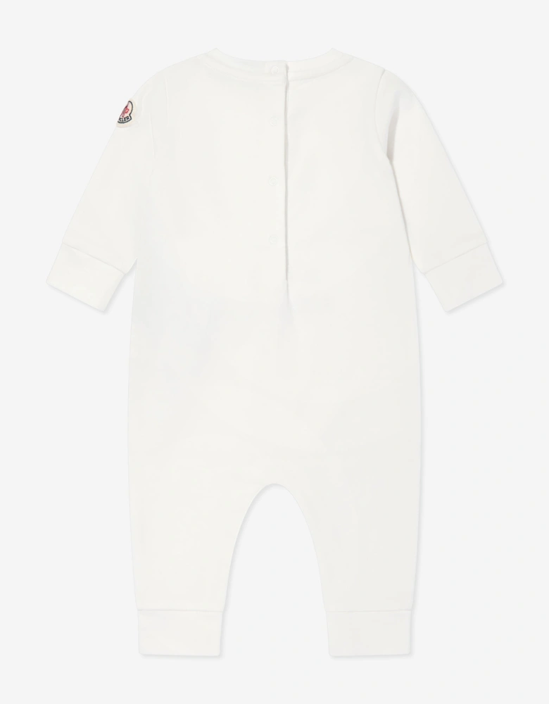 Enfant Baby Bear Logo Romper in White