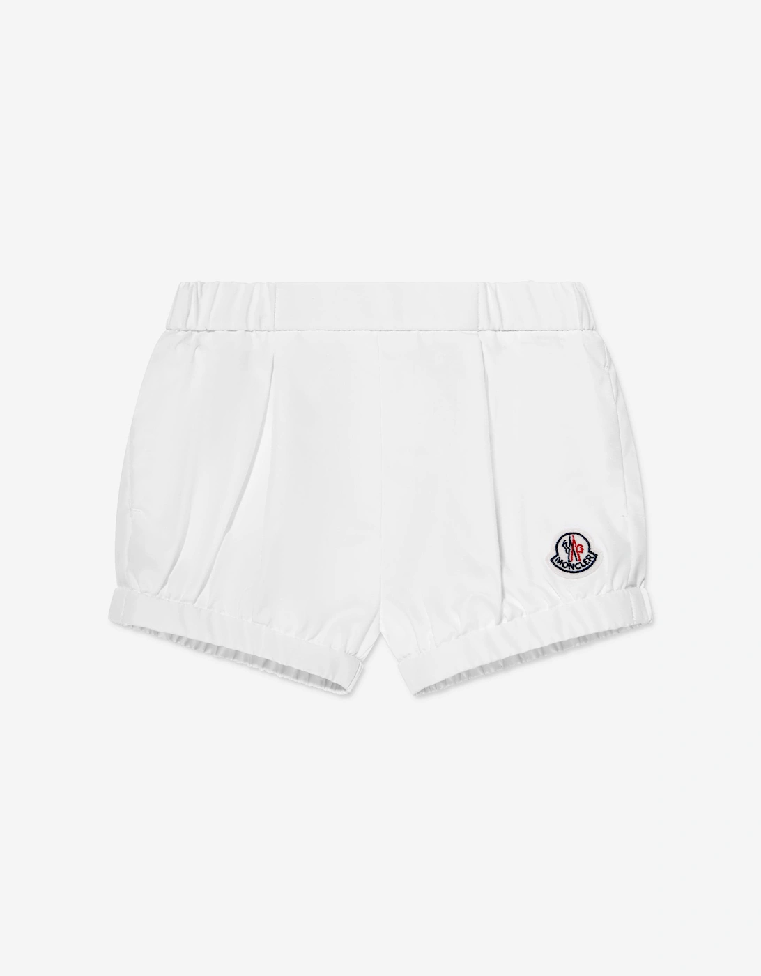 Enfant Baby Girls Cotton Shorts in White, 5 of 4