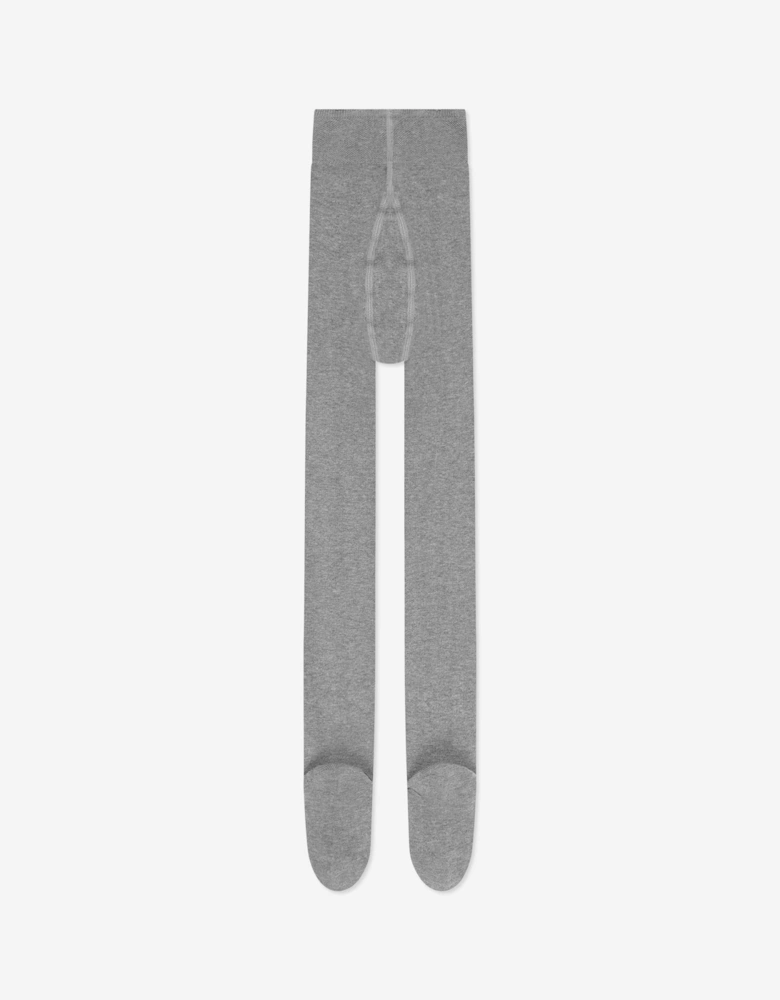 Girls Family Tights in Grey