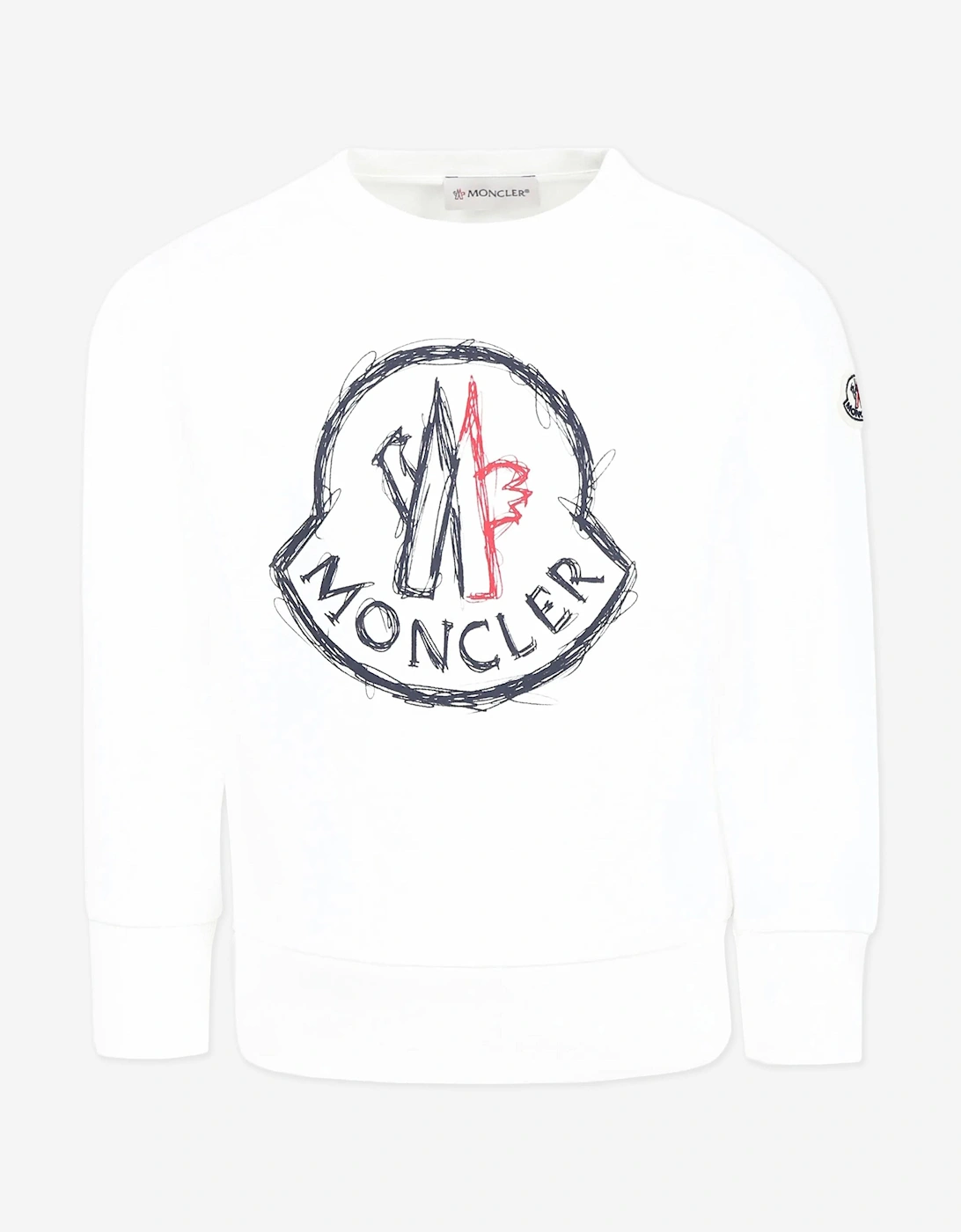 Boys Logo Sweatshirt in Ivory, 5 of 4