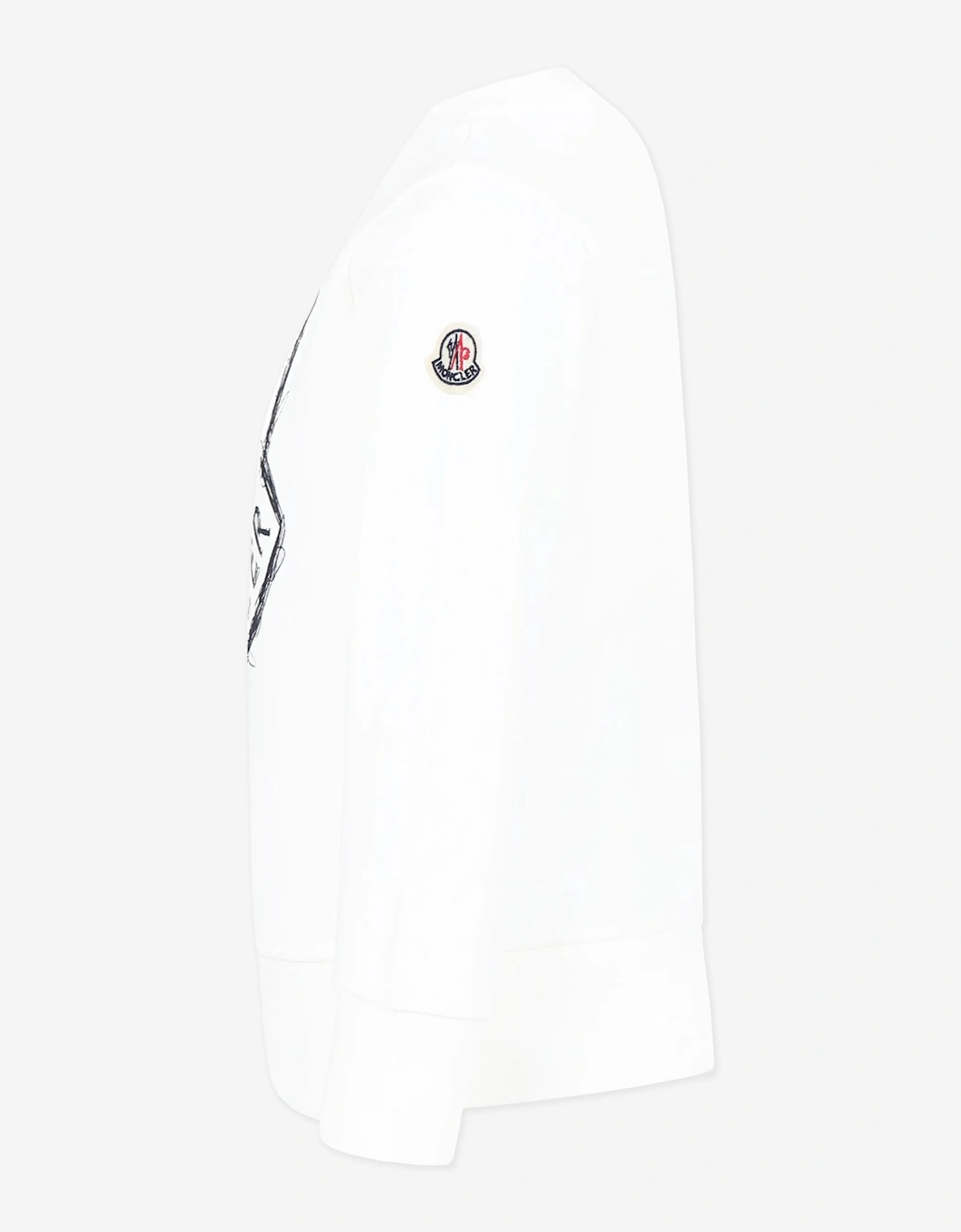 Boys Logo Sweatshirt in Ivory