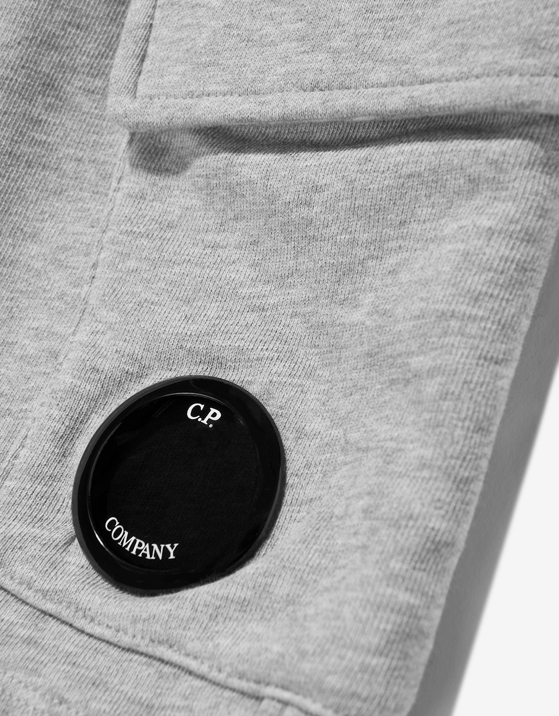 C.P. Company Boys Lens Pocket Shorts in Grey