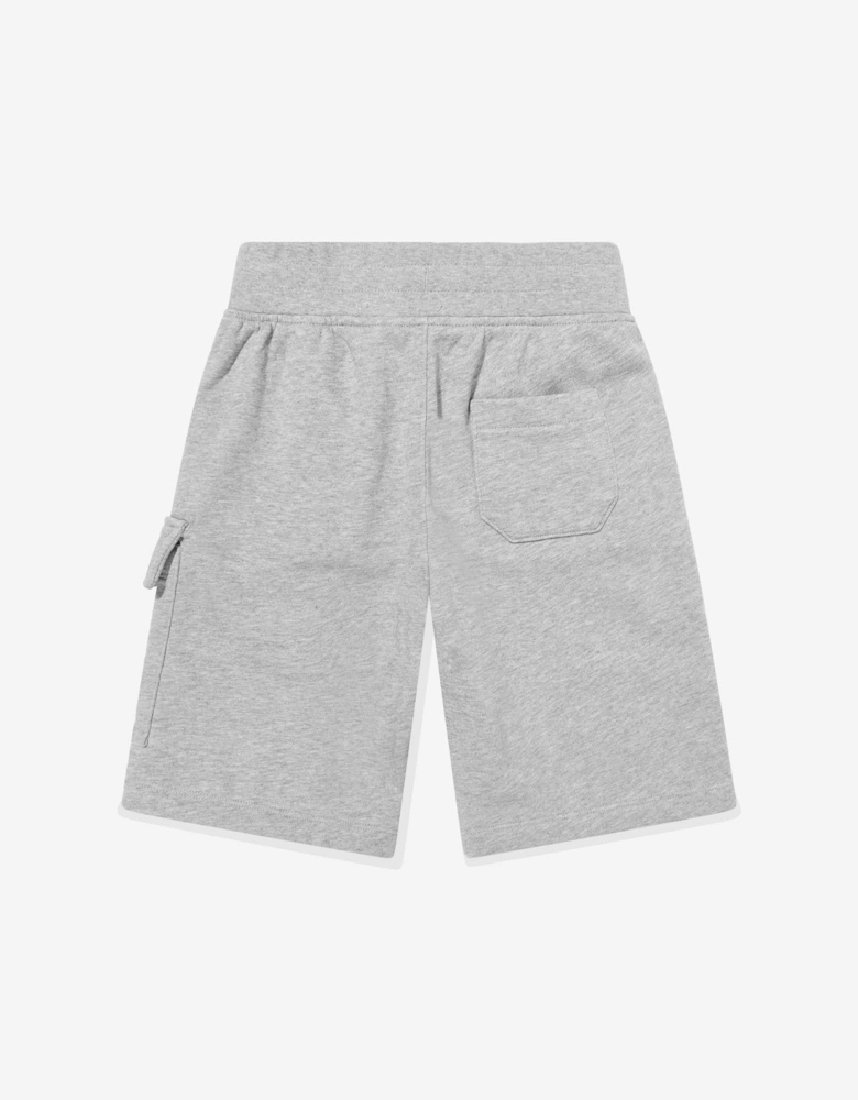 C.P. Company Boys Lens Pocket Shorts in Grey
