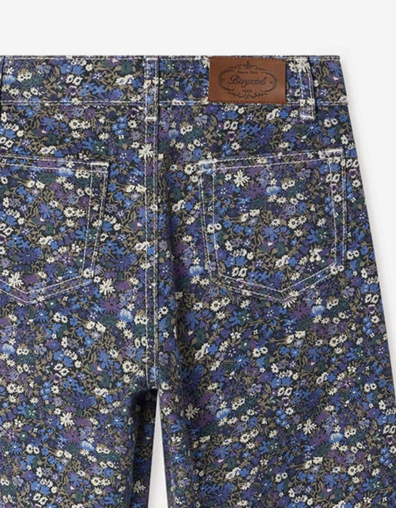 Girls Gersande Wide Leg Jeans in Blue