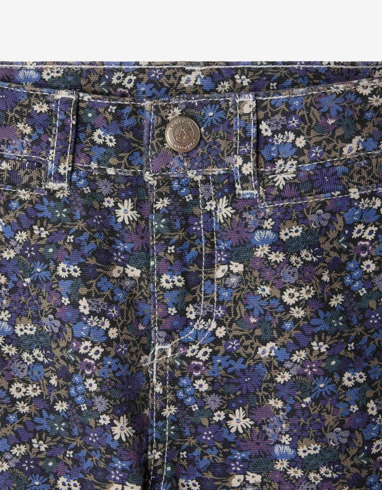 Girls Gersande Wide Leg Jeans in Blue