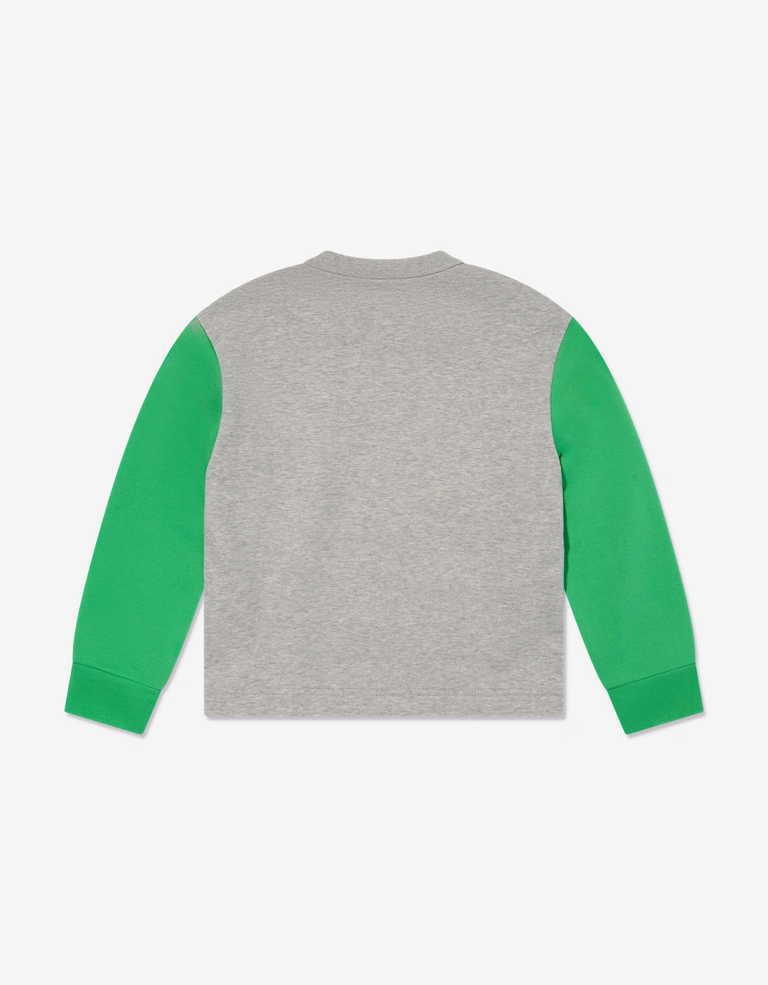 Kids Colourblock Sweatshirt in Green