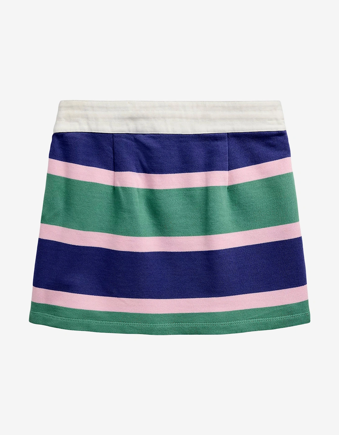 Girls Loopback Terry Rugby Skirt in Green