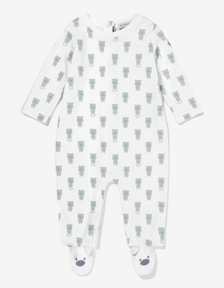 Baby Boys Babygrow Set in Ivory