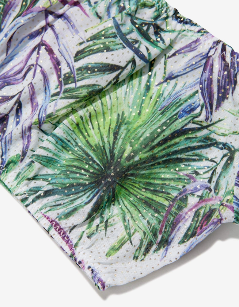Girls Lali Crop Top in Multicolour