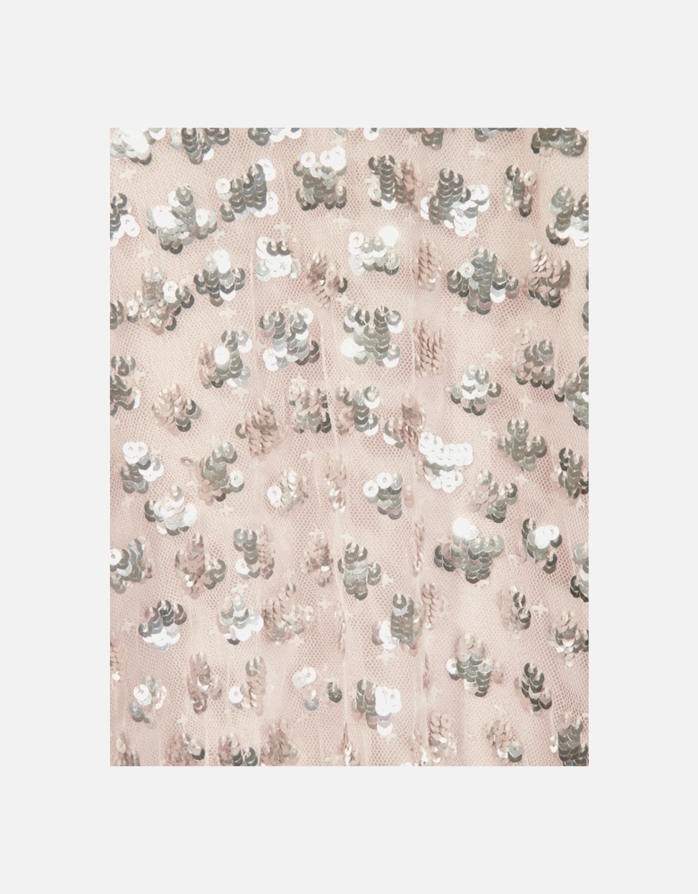 Girls Glisten Tulle Dress in Pink