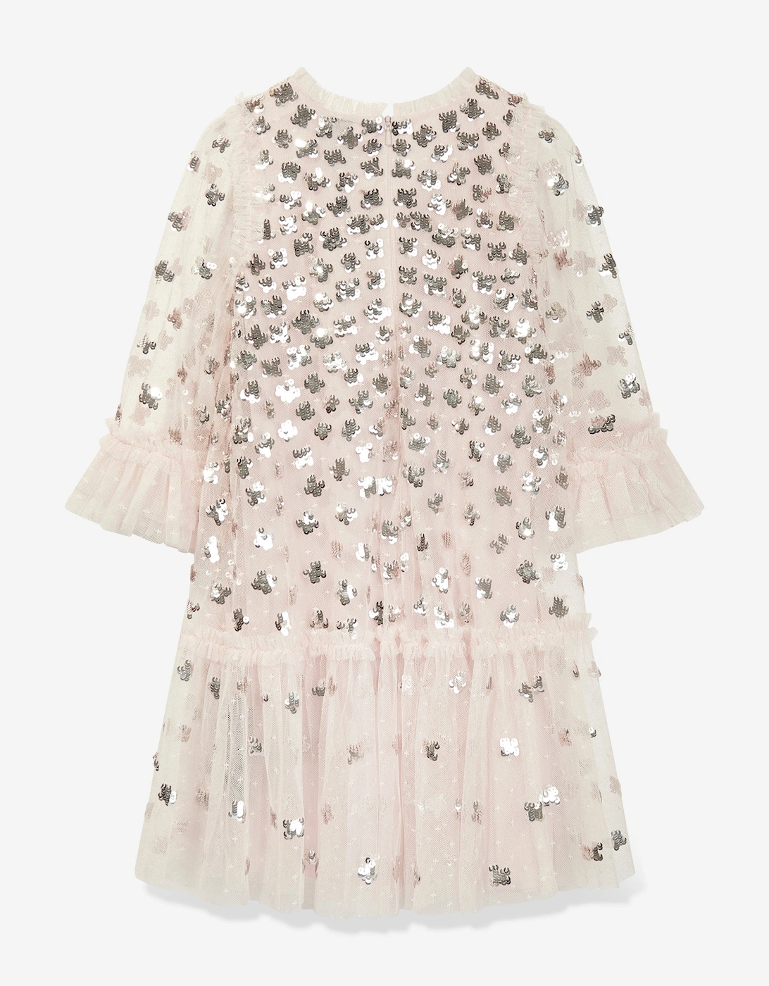 Girls Glisten Tulle Dress in Pink