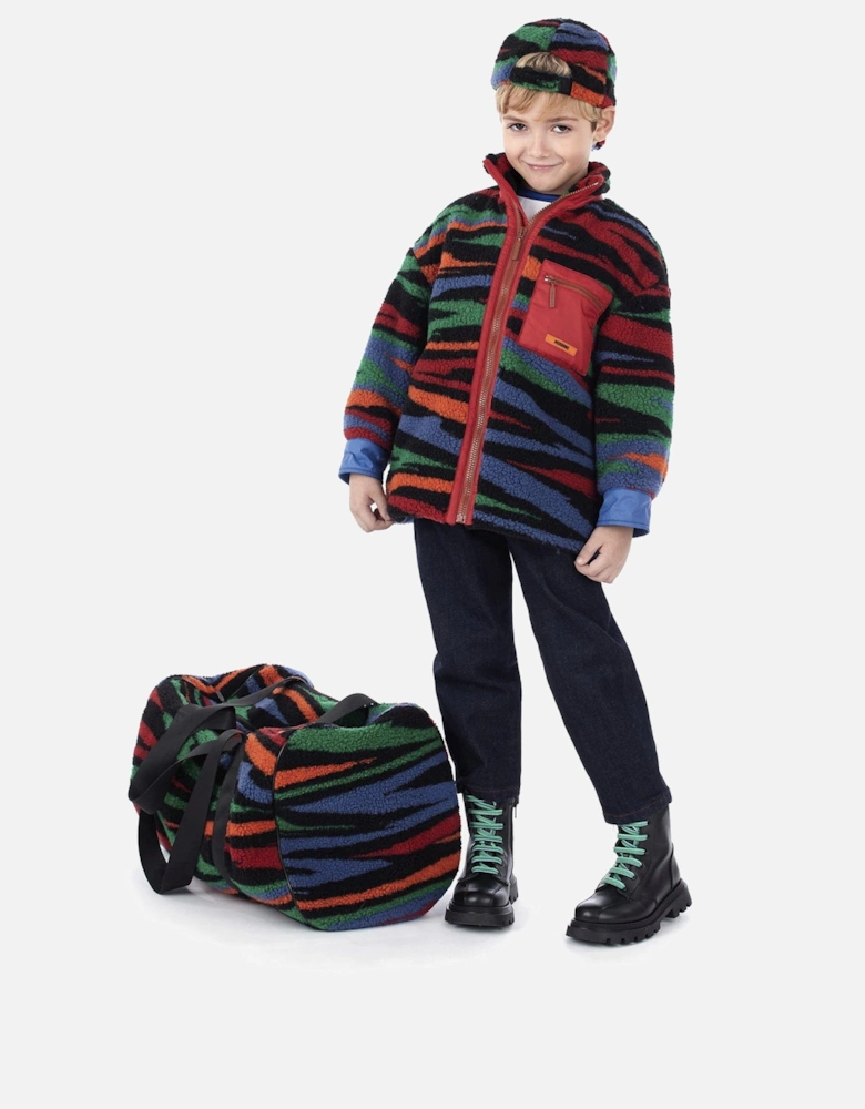 Boys Puffer Jacket in Multicolour