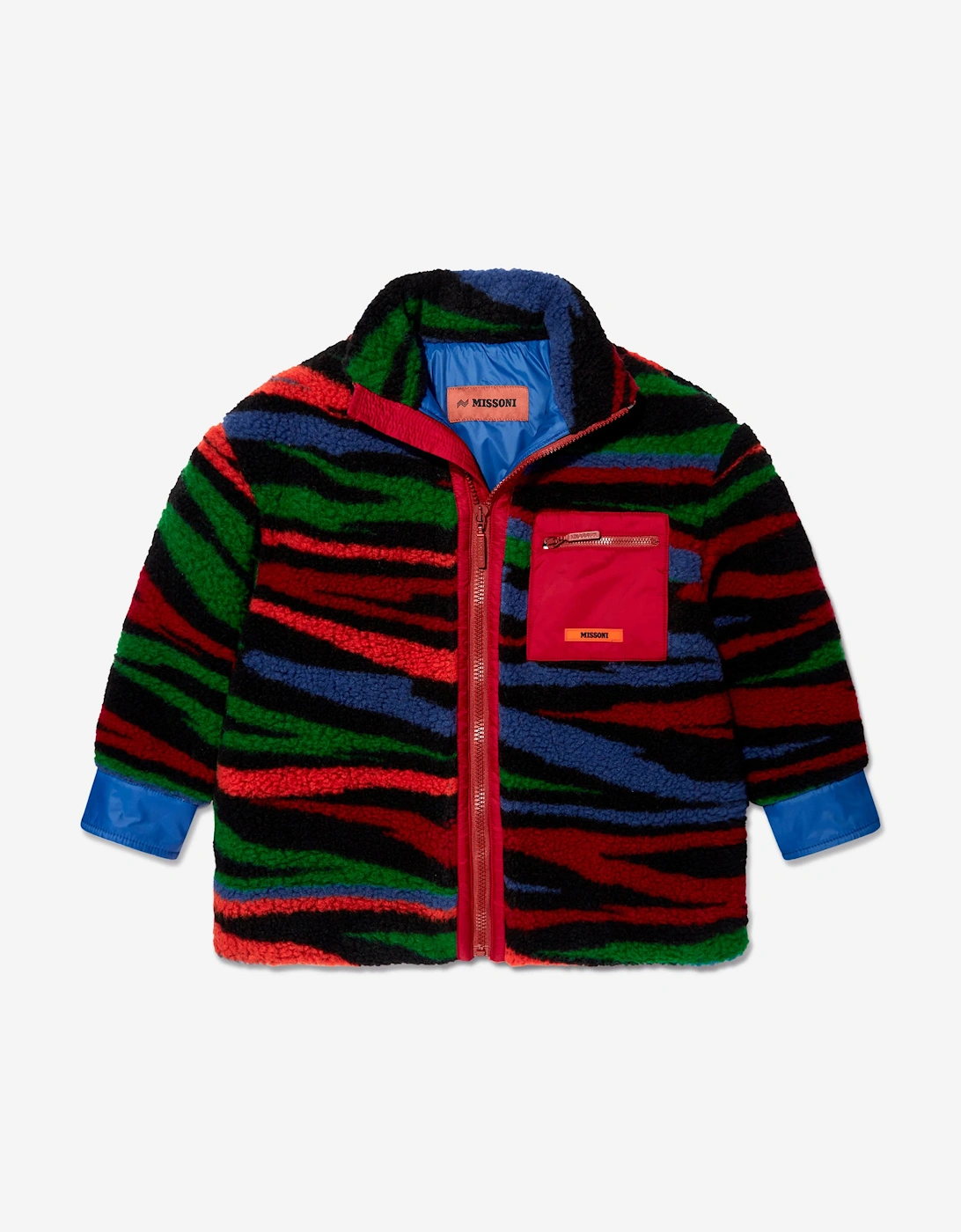 Boys Puffer Jacket in Multicolour, 6 of 5
