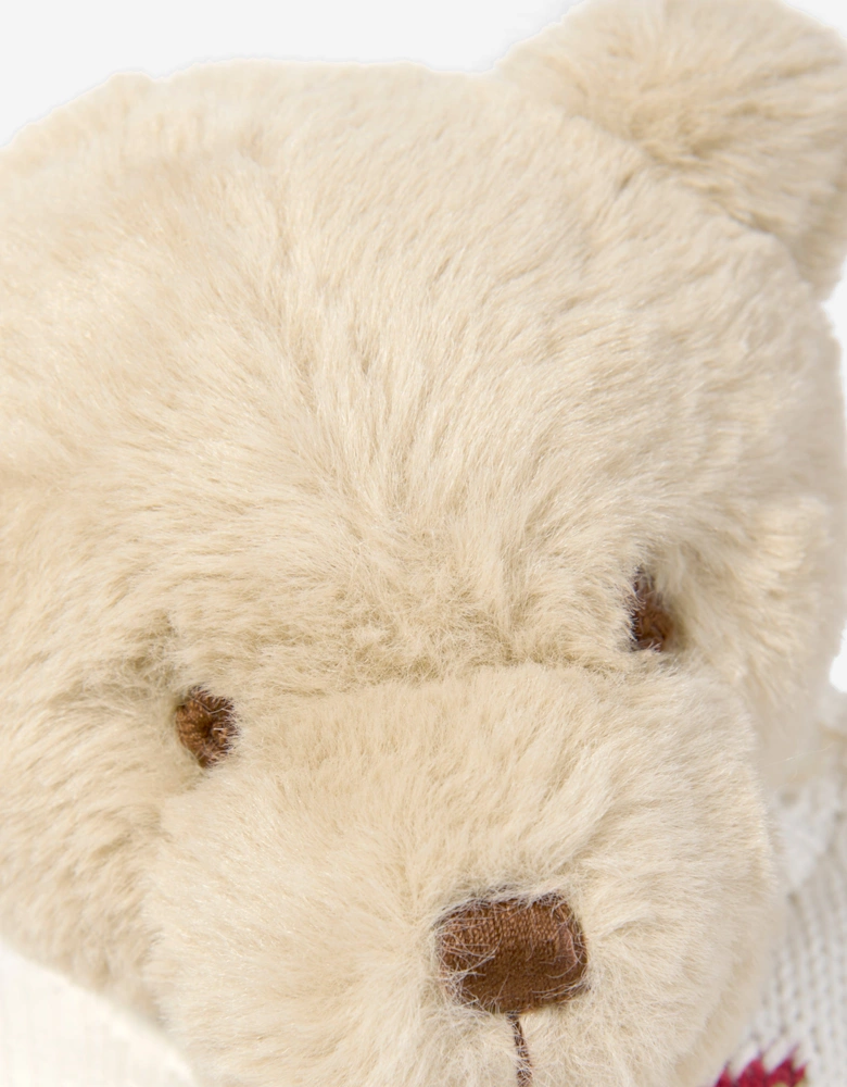 Flag Jumper Polo Bear Soft Toy in Ivory (20cm)