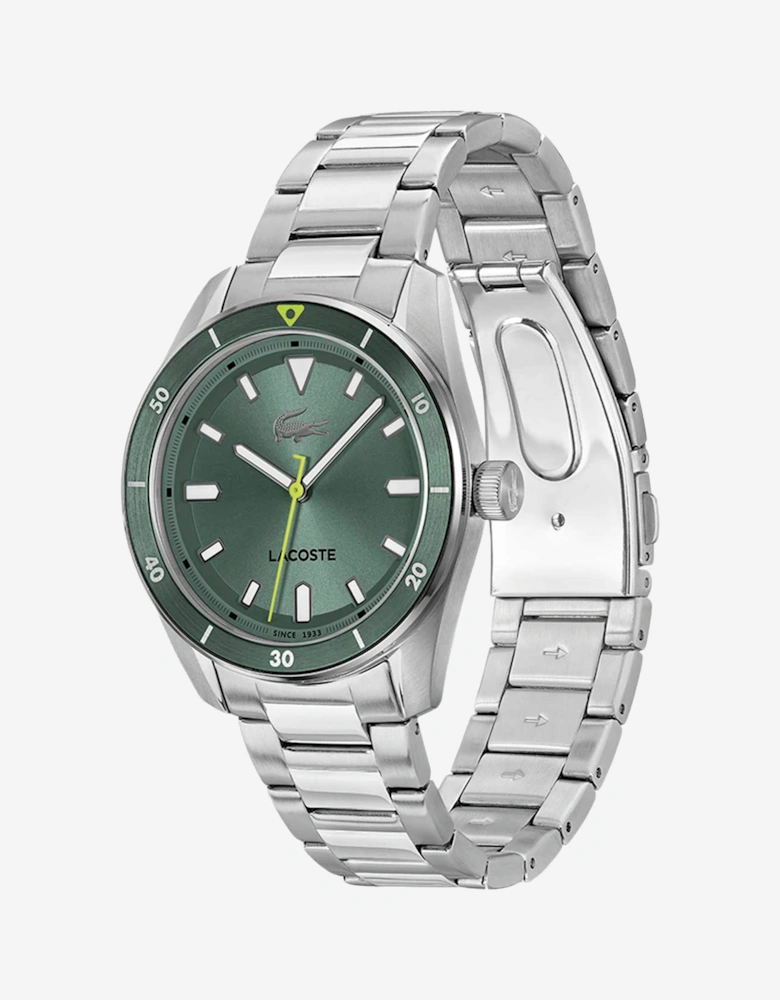 Boys Boston Quartz Watch in Silver (39mm)