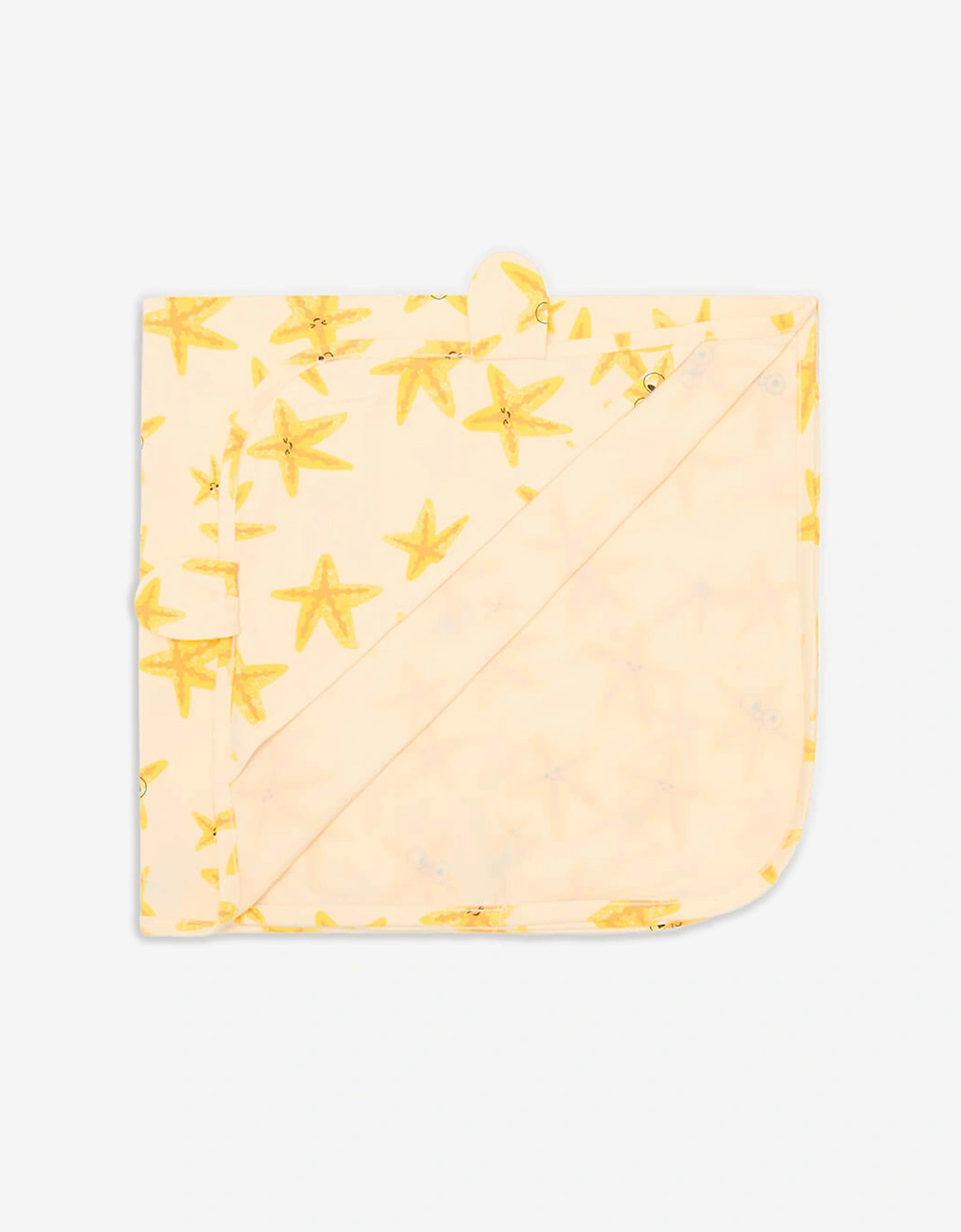 Baby Girls Starfish Shawl in Ivory, 4 of 3