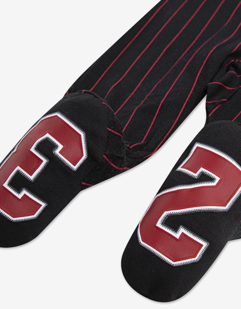 Baby 23 Jersey Coverall in Black