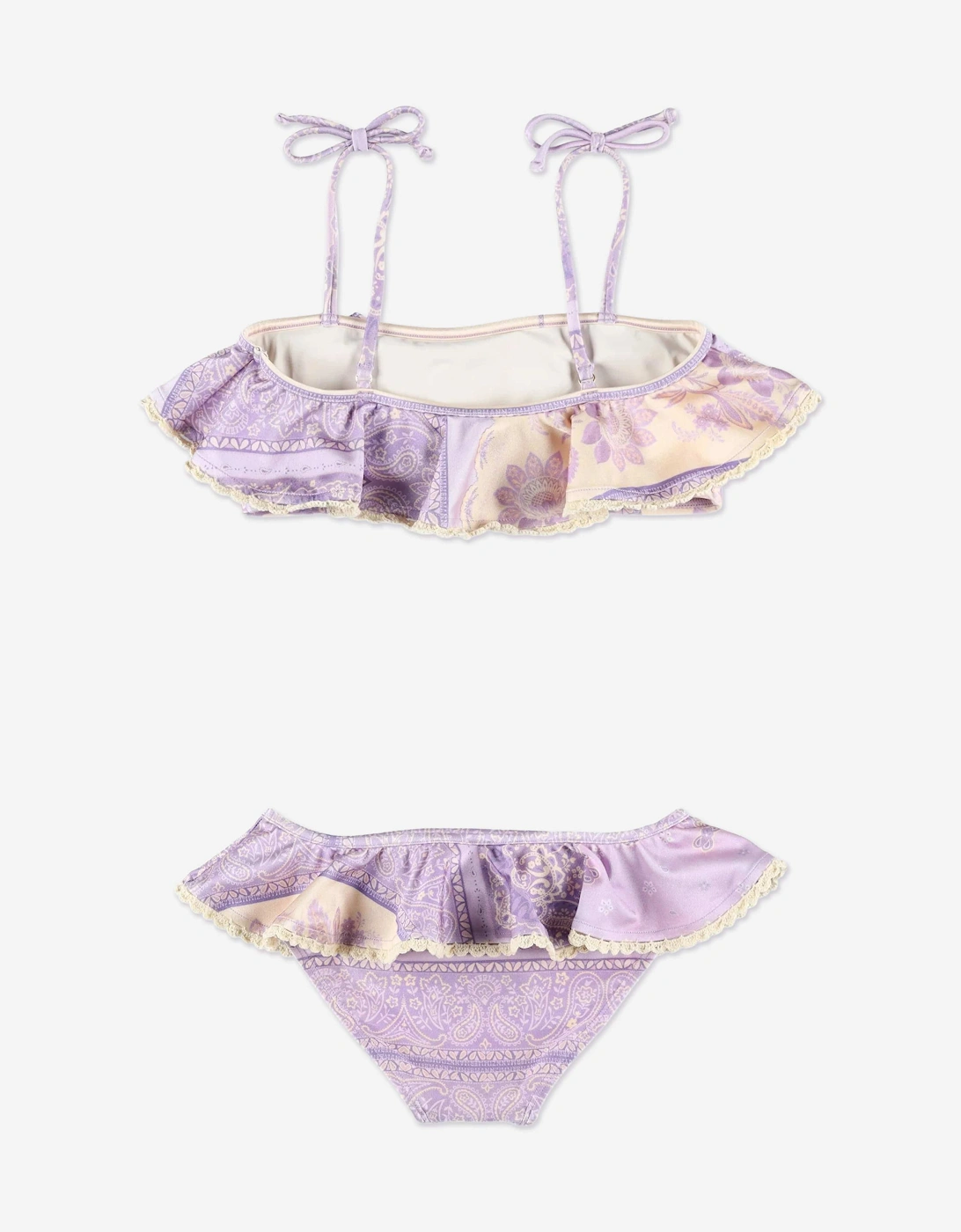 Girls Lucky Trim Bikini in Purple
