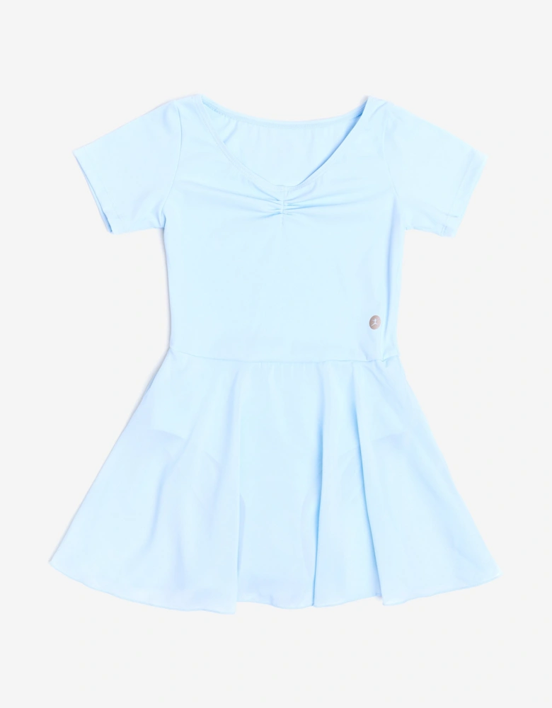 Girls Tendu Leotard With Skirt in Blue
