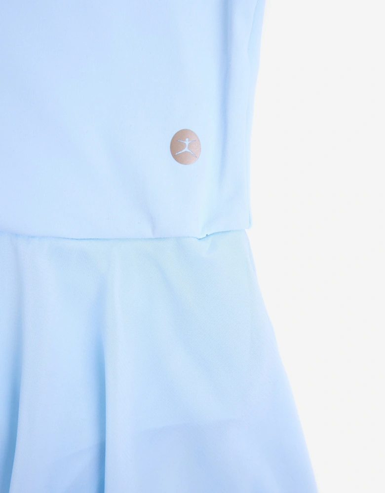 Girls Tendu Leotard With Skirt in Blue