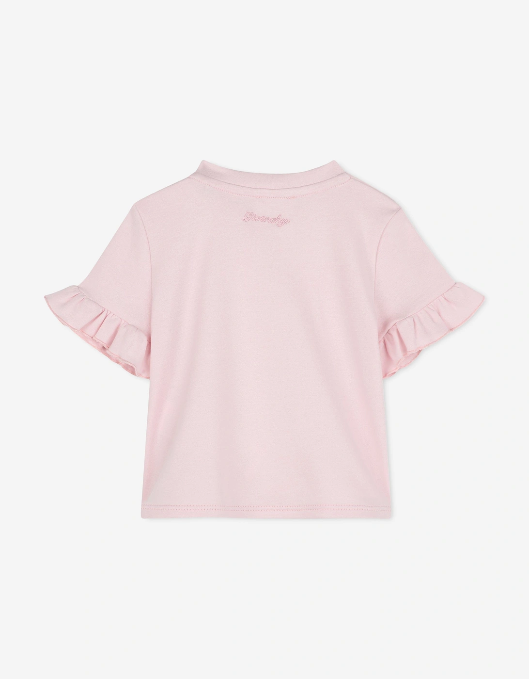 Baby Girls Floral 4G Logo T-Shirt in Pink