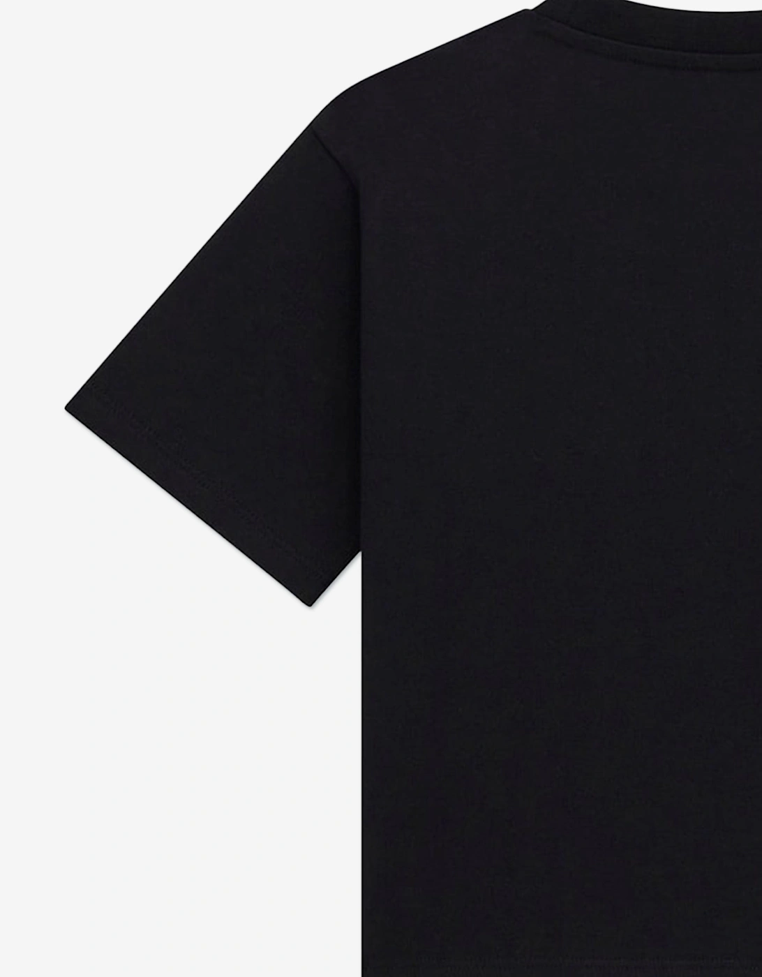 Girls Slogan T-Shirt in Black