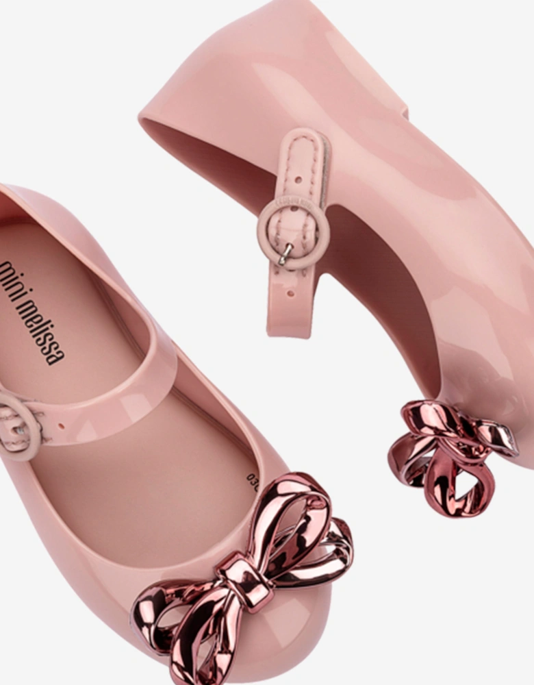 Girls Sweet Love Glam Ballerinas in Pink