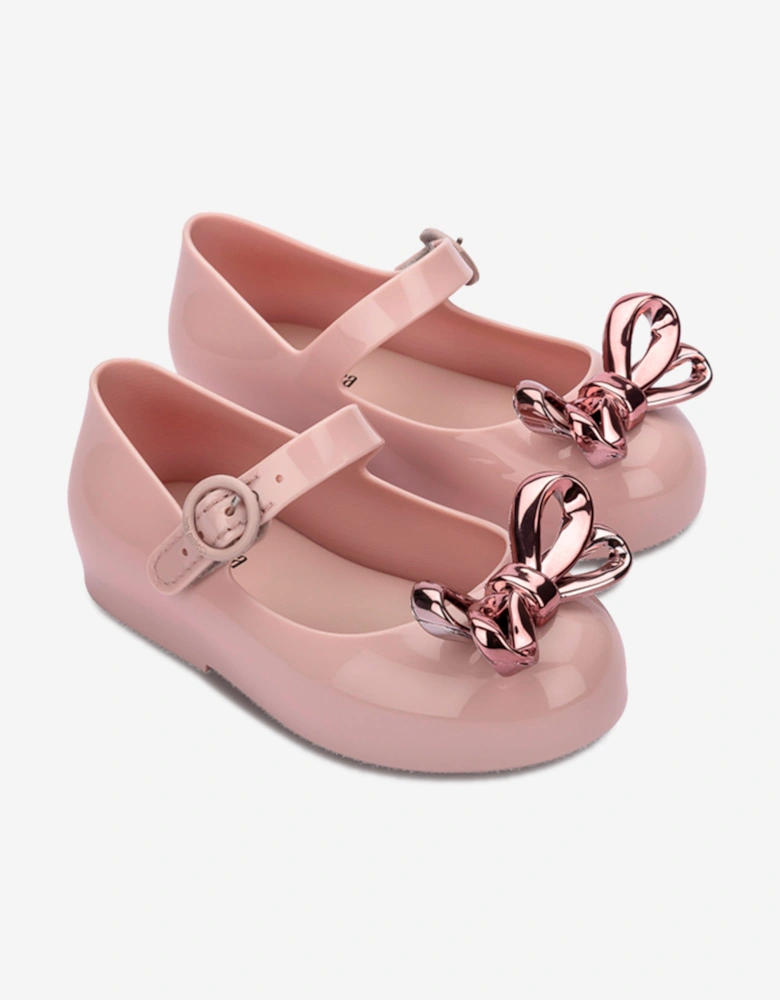 Girls Sweet Love Glam Ballerinas in Pink