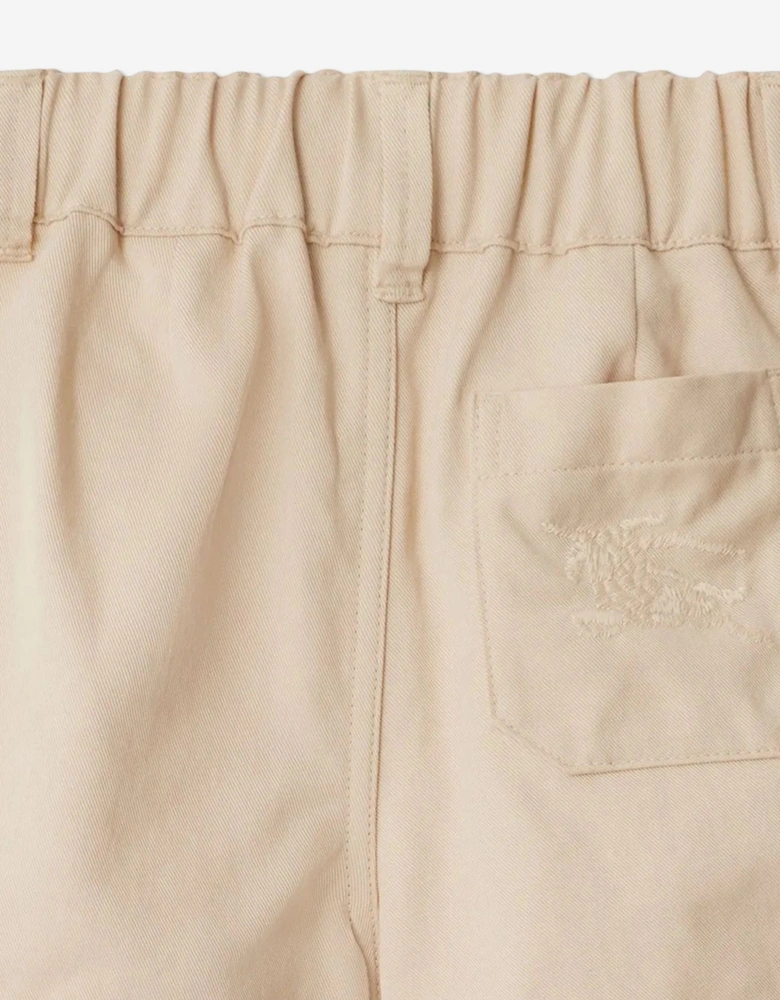 Baby Boys Oscar Shorts in Ivory