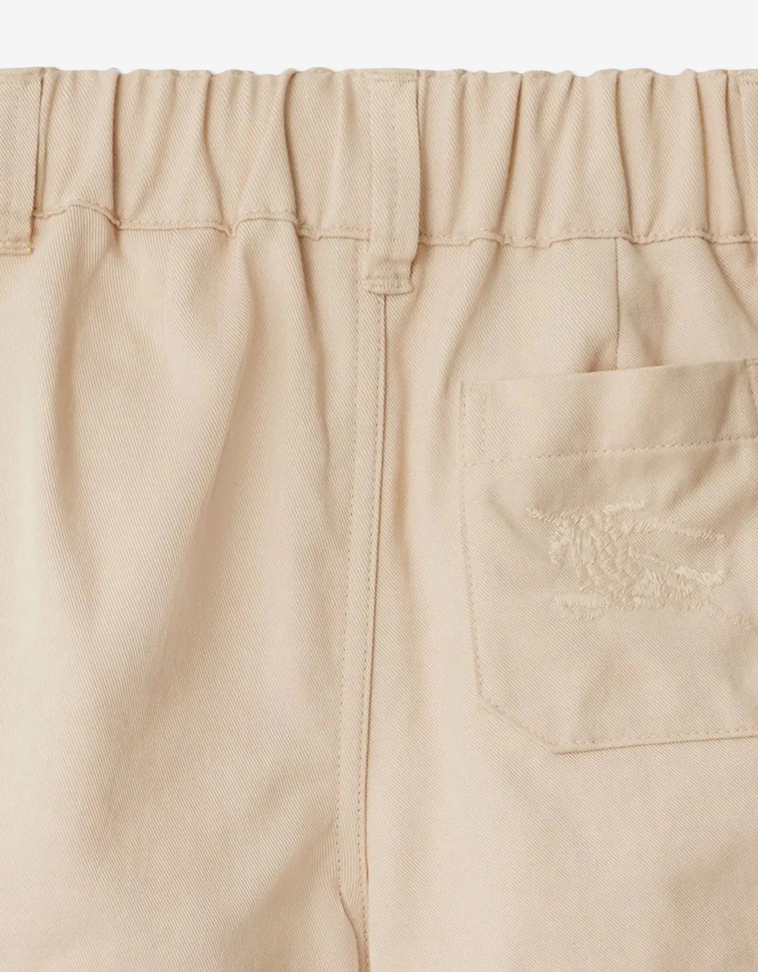 Baby Boys Oscar Shorts in Ivory