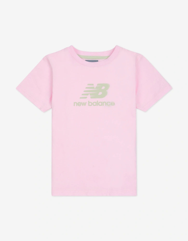 Girls T-Shirt and Tracksuit Set in Green