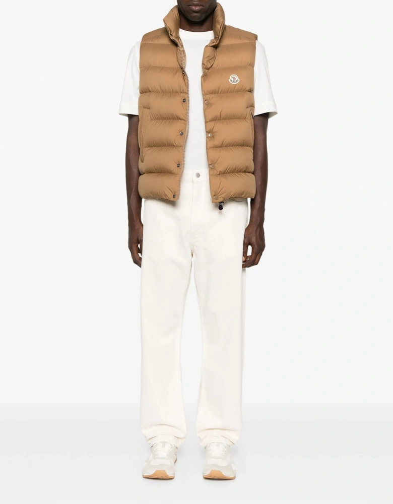 Tibb Gilet Tan