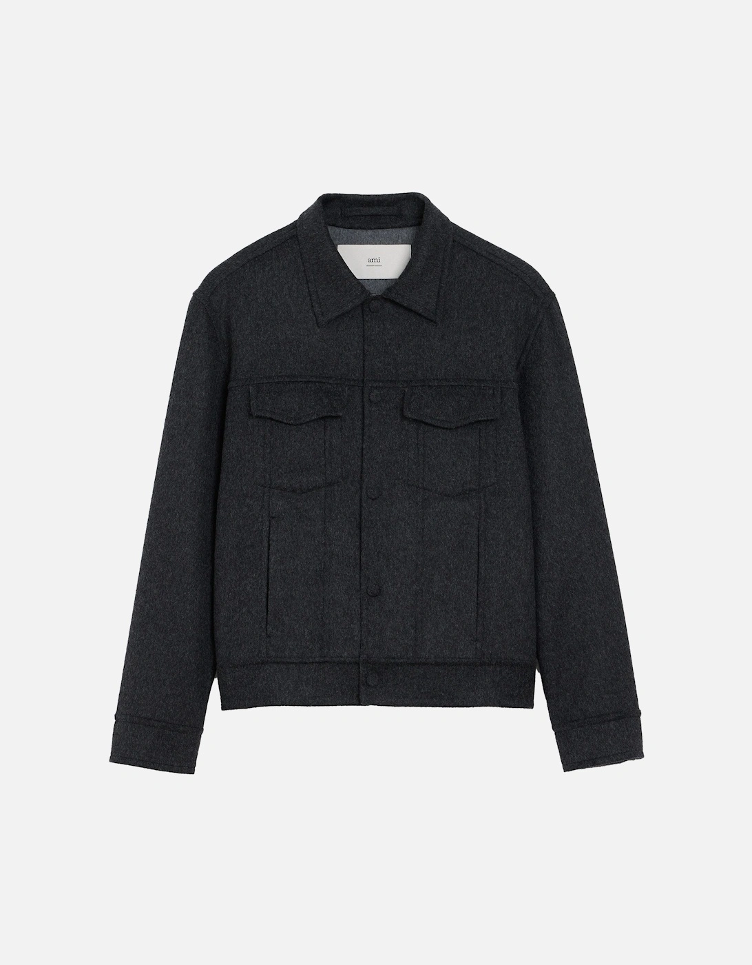 Double-Faced Trucker Jacket Grey, 7 of 6