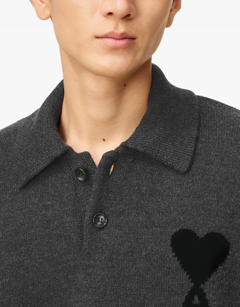 ADC Knitted Polo Grey