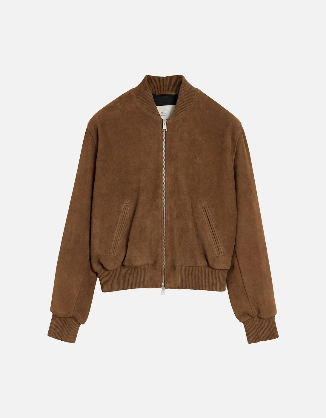 Leather Zipped Jacket Brown, 6 of 5