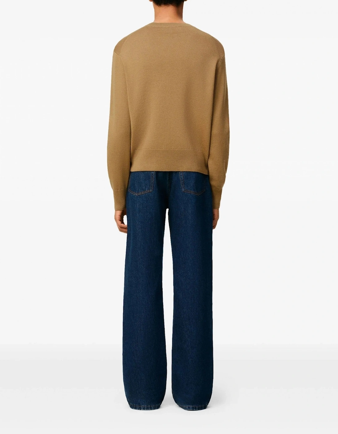 Ami De Coeur Crewneck Sweater Tan