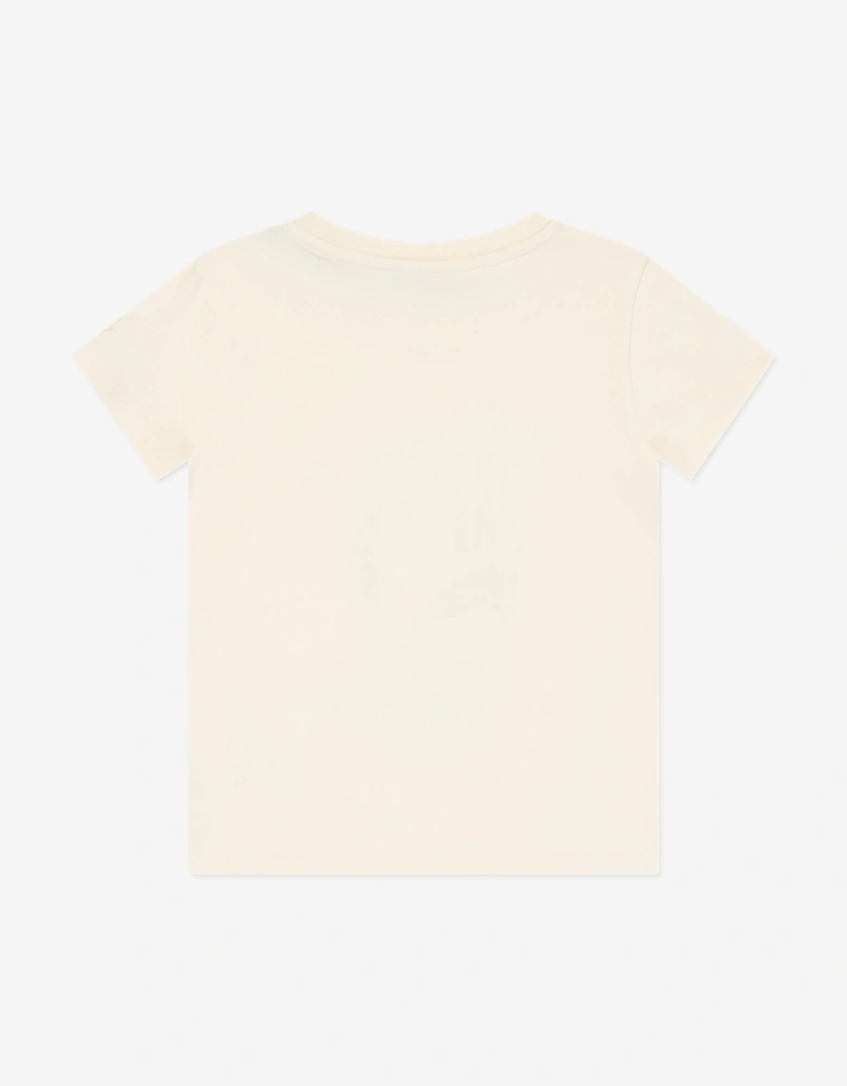 Enfant Girls Logo T-Shirt in Ivory