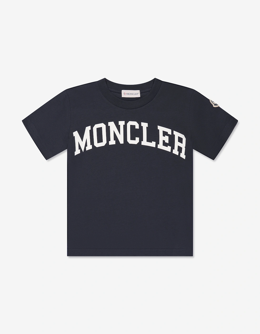 Enfant Boys Logo Print T-Shirt in Navy, 6 of 5