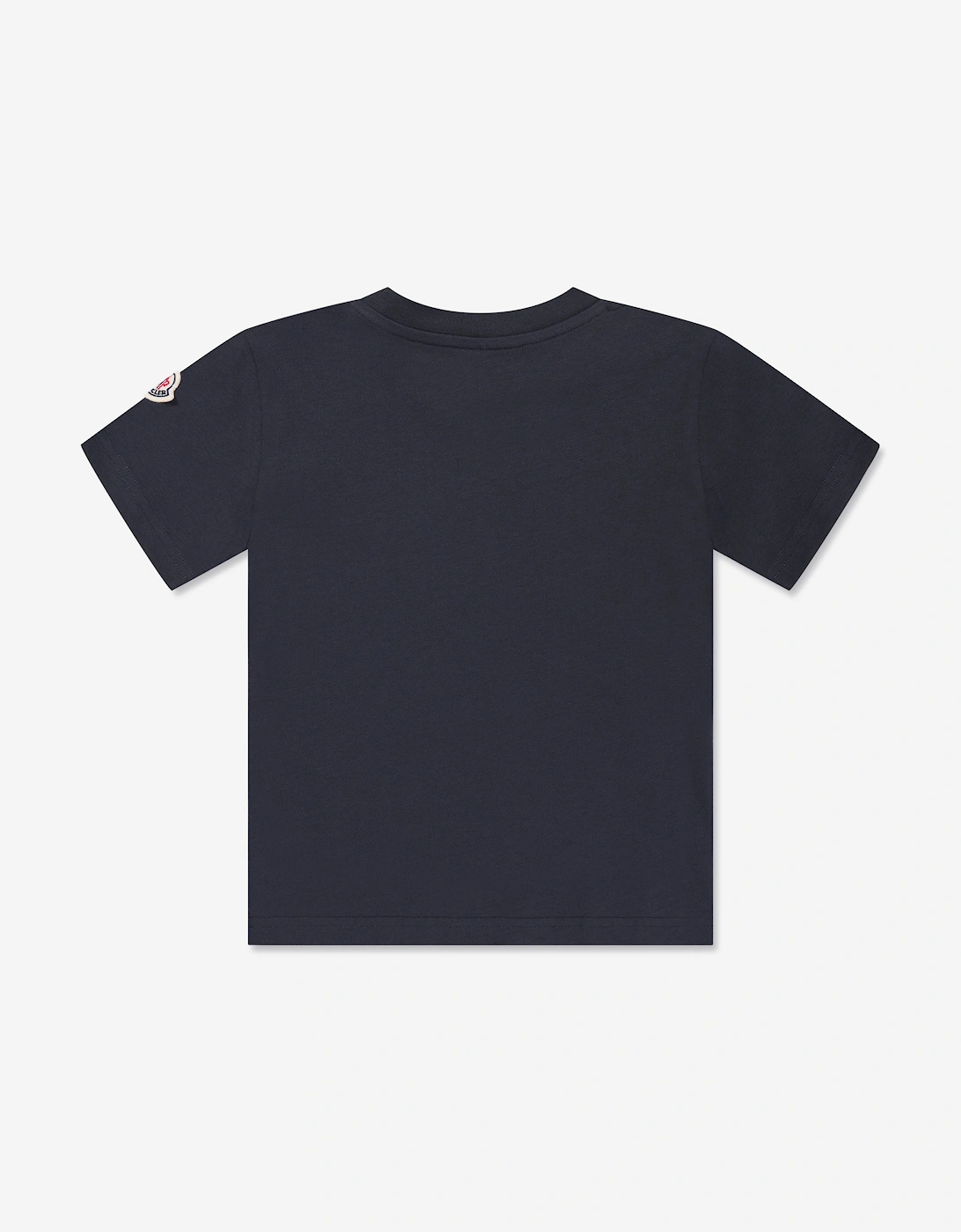 Enfant Boys Logo Print T-Shirt in Navy